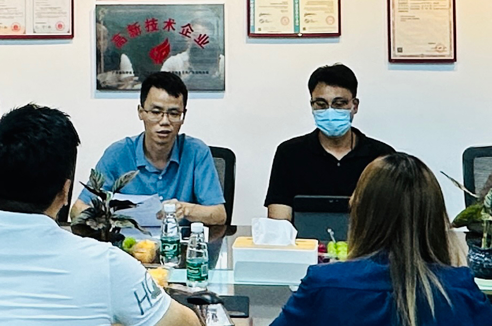 佛山市生態(tài)環(huán)境局、佛山市生態(tài)環(huán)境局順德分局領(lǐng)導蒞臨廣碧調(diào)研指導(圖2)
